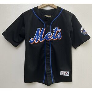 Vintage New‎ York Mets Majestic Baseball Jersey Wright #5 Youth 10-12